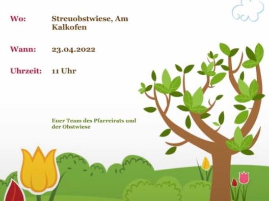 Flyer Streuobstwiese